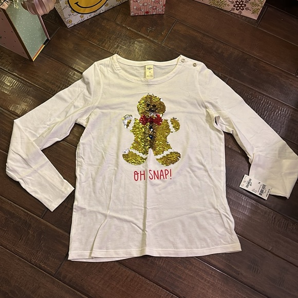 OH SNAP - Girls Gingerbread Top - Size 14 - NWT - Picture 2 of 5